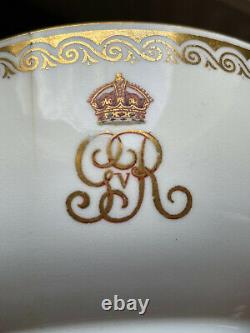 Royal Provenance Buckingham Palace George V China Crown Slop Bowl Antique GVR