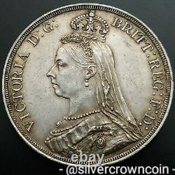 SCC Great Britain UK 1 Crown 1887. KM#765.925 Silver Dollar coin. Q. Victoria