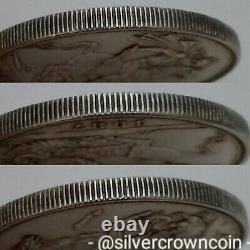 SCC Great Britain UK 1 Crown 1887. KM#765.925 Silver Dollar coin. Q. Victoria