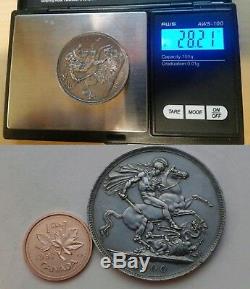SCC Great Britain UK Crown 1900 LXIV. KM#783. Silver Dollar Thaler coin Victoria