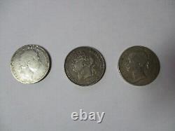 Set of Great Britain Silver Crowns Type Set (1818 1937) 9 Coins in Set