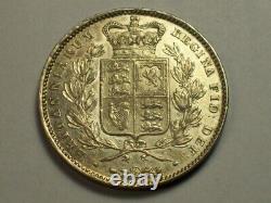 Silver 1845 Great Britain Crown KM#741 AU SN1933