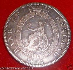 Silver Trade Dollar 1804 Great Britain Bank of England Five Shillings 40.8mm
