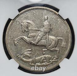 Specimen Silver 1935 Great Britain Crown NGC SP65
