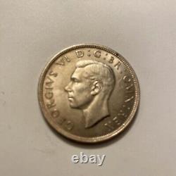 VINTAGE 1948 Great Britain UK King George VI Vintage Half Crown Coin