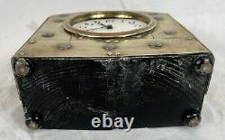 Ww1 Trench Art Mantle Clock, Military Crown