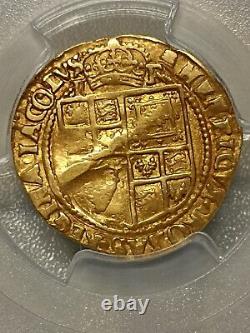 1604-19 Grande-bretagne Angleterre James I Couronne D'or 5 Shillings S 2625 Pcgs Et Ngc