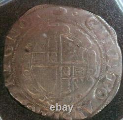 1625-1649 Charles I Half Crown Part Of The Middleham Horde Trouvé 1993 Tour Monnaie
