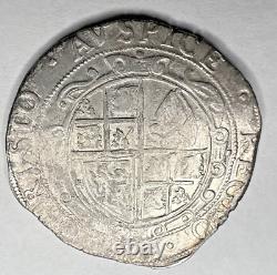 1625-49 (ND) Angleterre / Grande-Bretagne 1/2 Couronne Pièce en argent