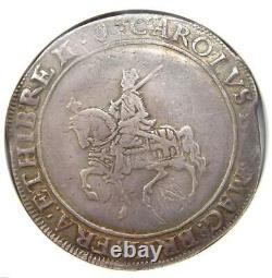 1632 Grande-Bretagne Angleterre Royaume-Uni Charles I Couronne Pièce Certifiée NGC Détails VF Rare