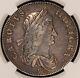 1662 Grande-bretagne One Crown Silver Coin Ngc Xf Détails Km# 417.1 Dav-3774