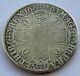 1663 King Charles Ii Silver Crown Fine Historic Coin