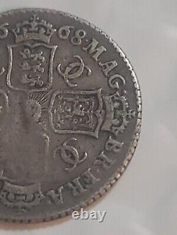 1668 Carolus II (Charles 2) Couronne d'argent britannique en bon état