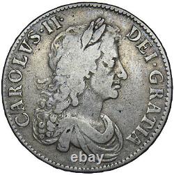 1671 Couronne Charles II Pièce D’argent Britannique