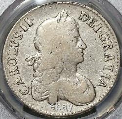 1671 Pcgs Vg 10 Charles II Crown Rare Légende Erreur Grande-bretagne Pièce 20020801c