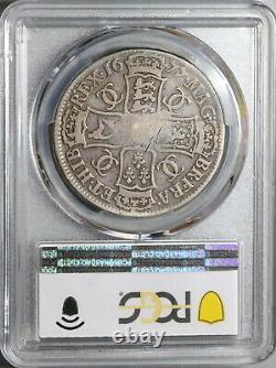 1677/6 Pcgs Vg 10 Charles II Crown Rare Surdate Great Britain Coin (20092902c)