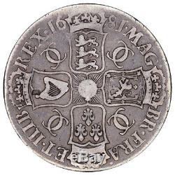 1681 Couronne Charles II Grande-bretagne Pièce D'argent