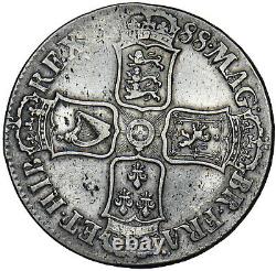 1688 Couronne James II British Silver Coin Nice