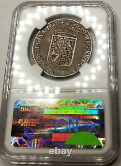 1689 Grande-bretagne 1/2 Crown World Silver Coin Ngc Vf20 William Et Mary Esc-505