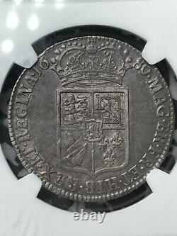 1689 Grande-bretagne William & Mary 1/2 Half Crown Ngc Xf40 Lot#g1497 Argent