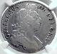 1697 Grande-bretagne Uk King William Iii Antique Silver Half Crown Coin Ngc I81752
