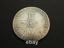 1701 William III 3e Silver Halfcrown Half Crown Coin