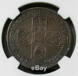 1746 Lima Argent Grande-bretagne 1/2 Crown King George II Coin Ngc Très Fine 30
