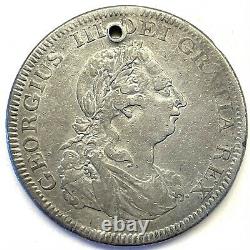 1804 Grande-bretagne George III Couronne 5 Shilling Silver Bank Of England Token #3