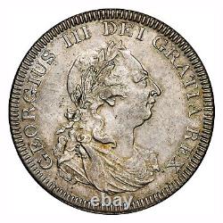 1804, Grande-bretagne, George Iii. Silver Bank Dollar (5 Schillings) Pièce. Ngc Au+