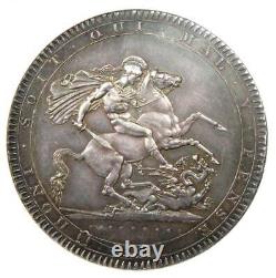 1818 Grande-bretagne Angleterre George III Crown Coin Certified Ngc Ms61 (bu Unc)