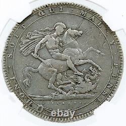 1819 Grande Grande-bretagne Royaume-uni George III 0.84oz Argent Crown Pièce Ngc I117859