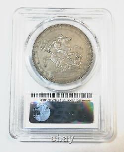 1819 Grande-bretagne Silver Crown LIX Edge Coin Certifié Pcgs Véritable Au Détails
