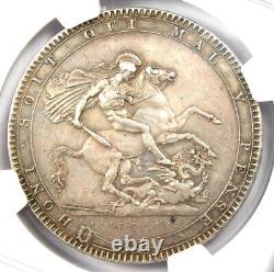 1820 Grande-bretagne Angleterre George III Crown Coin Certifié Ngc Au Détails