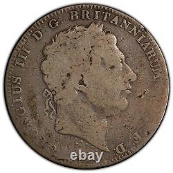 1820 Great Britain Crown Pcgs Ag03 Dépassement 19 Silver Coin George III