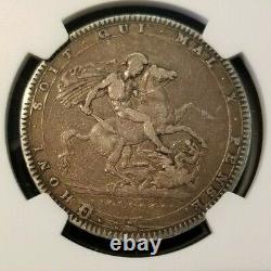 1820 LX Grande-bretagne Silver Crown George III Ngc Vf 25 Great Natural Surfaces