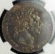 1820, La Grande-bretagne, George Iii. Silver Crown (dollar Britannique) Coin. Ngc Au-58