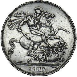 1821 Couronne George IV Pièce D'argent Britannique Très Nice