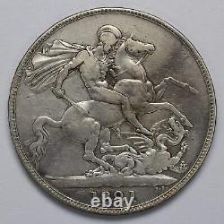1821 Grande-bretagne Silver Crown George IV Circ 70556a