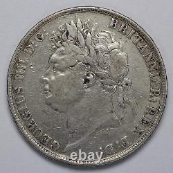 1822 Grande-bretagne Silver Crown George IV Circ