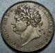 1822 Grande-bretagne Sterling Silver One Crown King George Iv + St George & Dragon