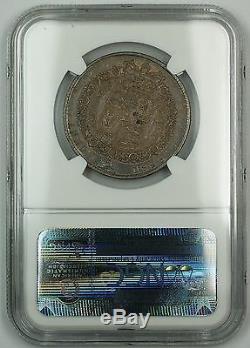 1823 Grande-bretagne Demi-couronne 1 / 2c Silver Coin Ngc Au Détails Avers Rayé Akr