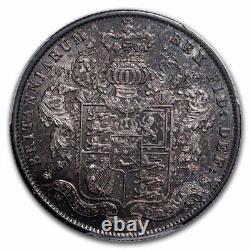 1826 Grande-Bretagne Demi-Couronne en argent George IV MS-62 PCGS