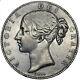 1844 Couronne (stops Étoiles) Victoria British Silver Coin Nice