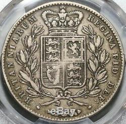 1844 Pcgs Vf 20 Victoria Couronne Grande-bretagne Silver Coin 94k Monnayé (20053101c)