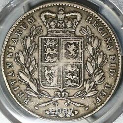 1844 Pcgs Vf 20 Victoria Crown Great Britain Silver Coin 94k Haché (20053101c)
