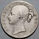 1844 Victoria Crown Great Britain Silver Coin 94k Haché (221000401s)