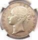 1845 Grande-bretagne Victoria Crown Coin Certifié Ngc Au Détails Rare Coin