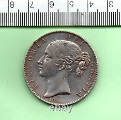 1845 Young Head Victoria Sterling Silver Capsuled Crown