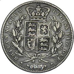 1847 Couronne Victoria British Silver Coin