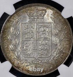 1883 Grande-Bretagne Demi-Couronne NGC MS 64 1/2C